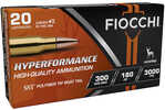 Fiocchi Ammo 300 Winchester Magnum 180 Grain SST 3000 fps 20 Rounds